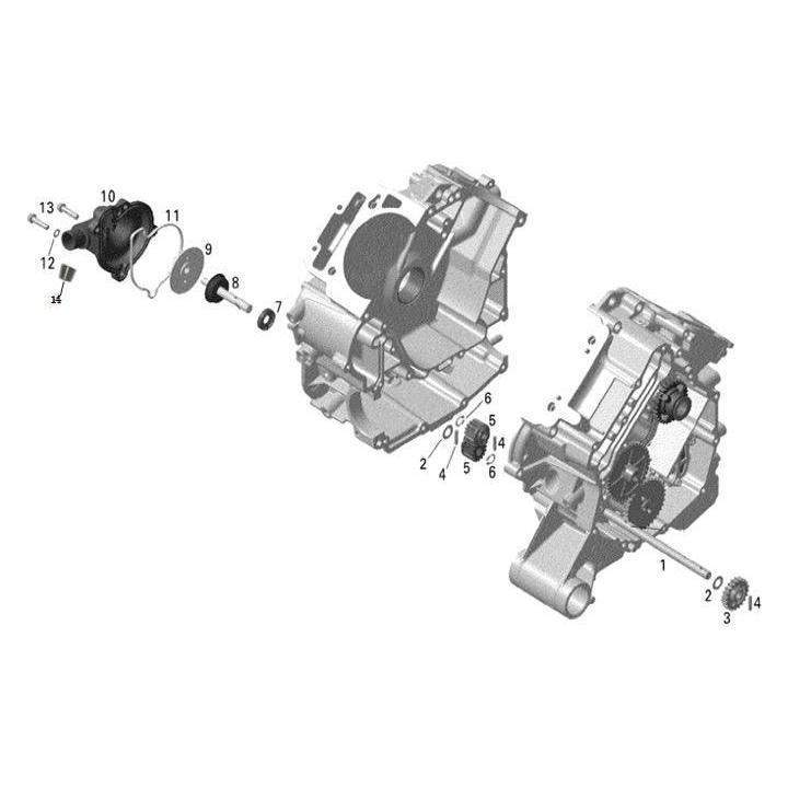 ODES 800cc Motor Part Diagrams