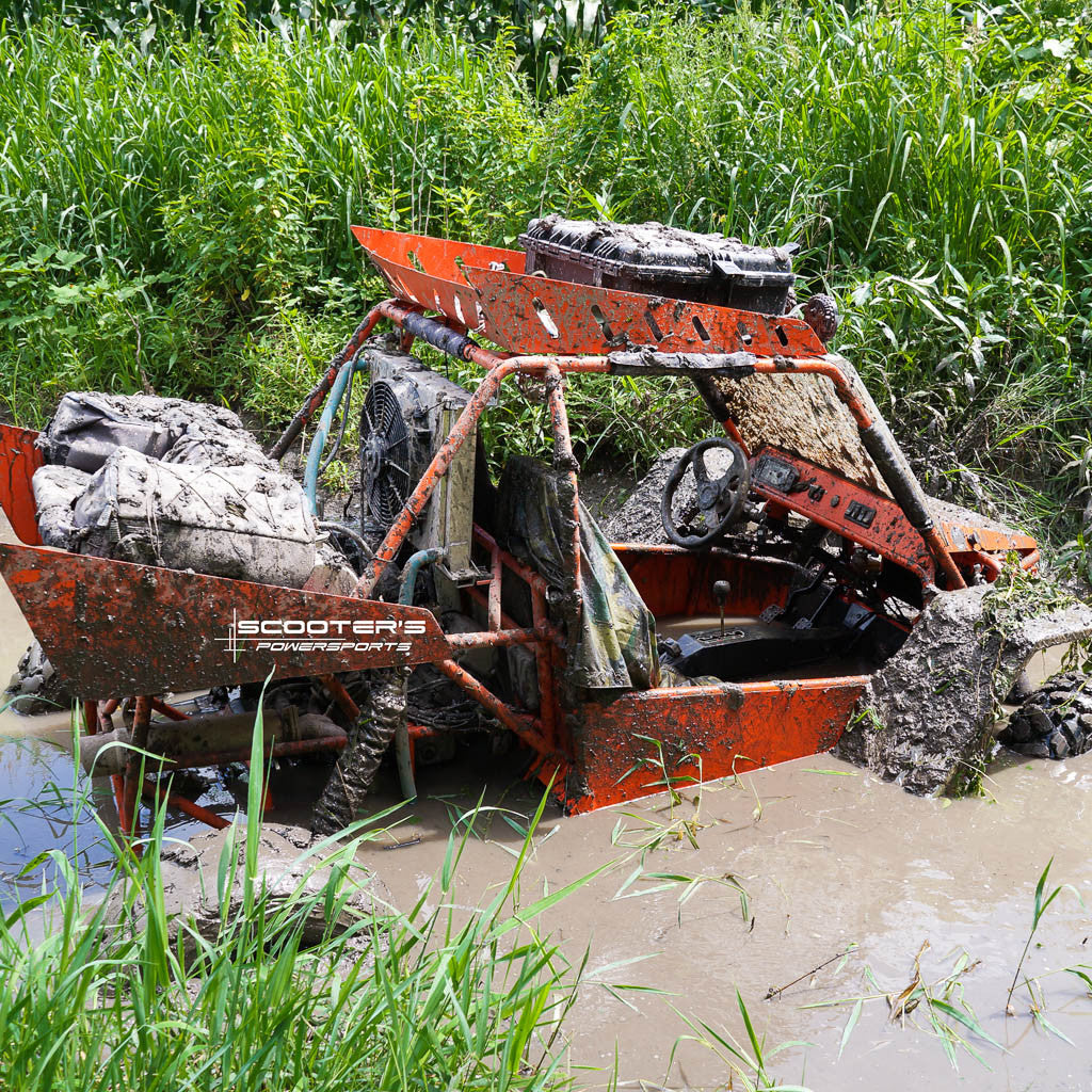 KFI Winch in Mud. This is What Happens.
