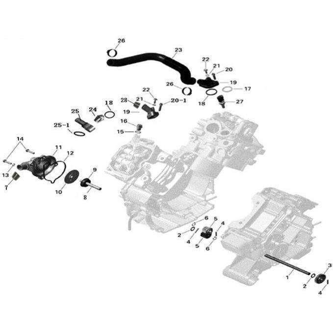 ODES 1000cc Motor Part Diagrams